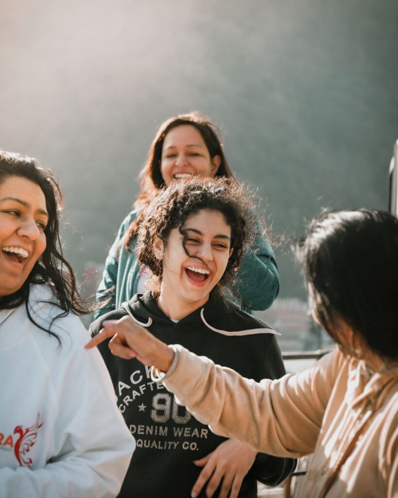 smiling women together